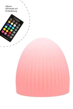 Gartenleuchte Shining Cage In Weiß - RGB LED