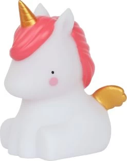 A Little Lovely Company Kleine Lampe Einhorn - Gold (limited Edition)