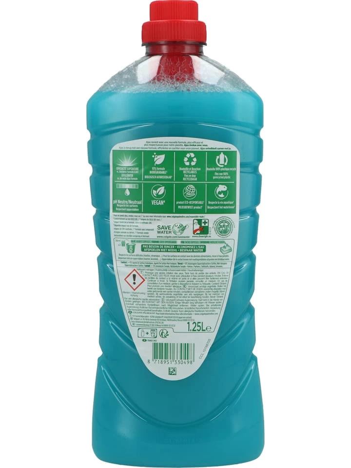 Ajax® 6er-Set: Allzweckreiniger "Eucalyptus", 6x 1,25 L 5 Ajax® 6er-Set: Allzweckreiniger "Eucalyptus", 6x 1,25 L – Bild 3