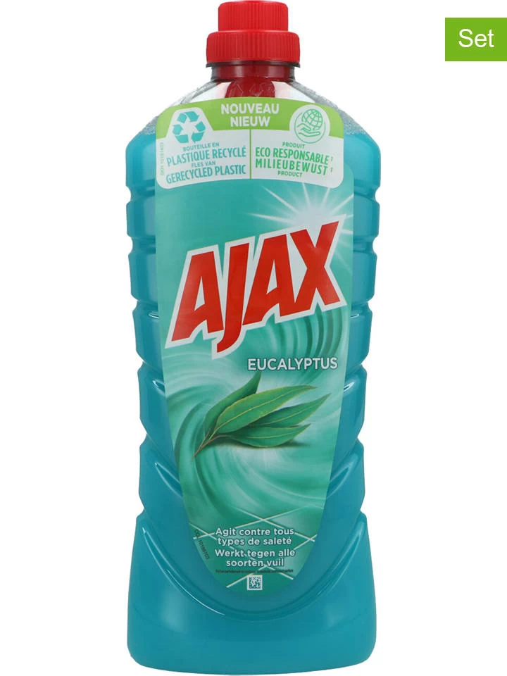 Ajax® 6er-Set: Allzweckreiniger "Eucalyptus", 6x 1,25 L 3 Ajax® 6er-Set: Allzweckreiniger "Eucalyptus", 6x 1,25 L