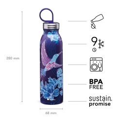 Aladdin Chilled Style Isolierflasche, Riverside Indigo, 0.55L -Petromax Store aladdin chilled style isolierflasche riverside indigo 0 55l 1
