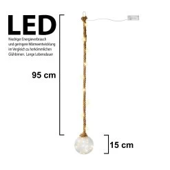 LED Dekolicht 15 Cm Kugelform Am Seil NICHT ERFORDERLICH In Milchglas -Petromax Store amare led dekolicht 15 cm kugelform am seil nicht erforderlich in milchglas 7