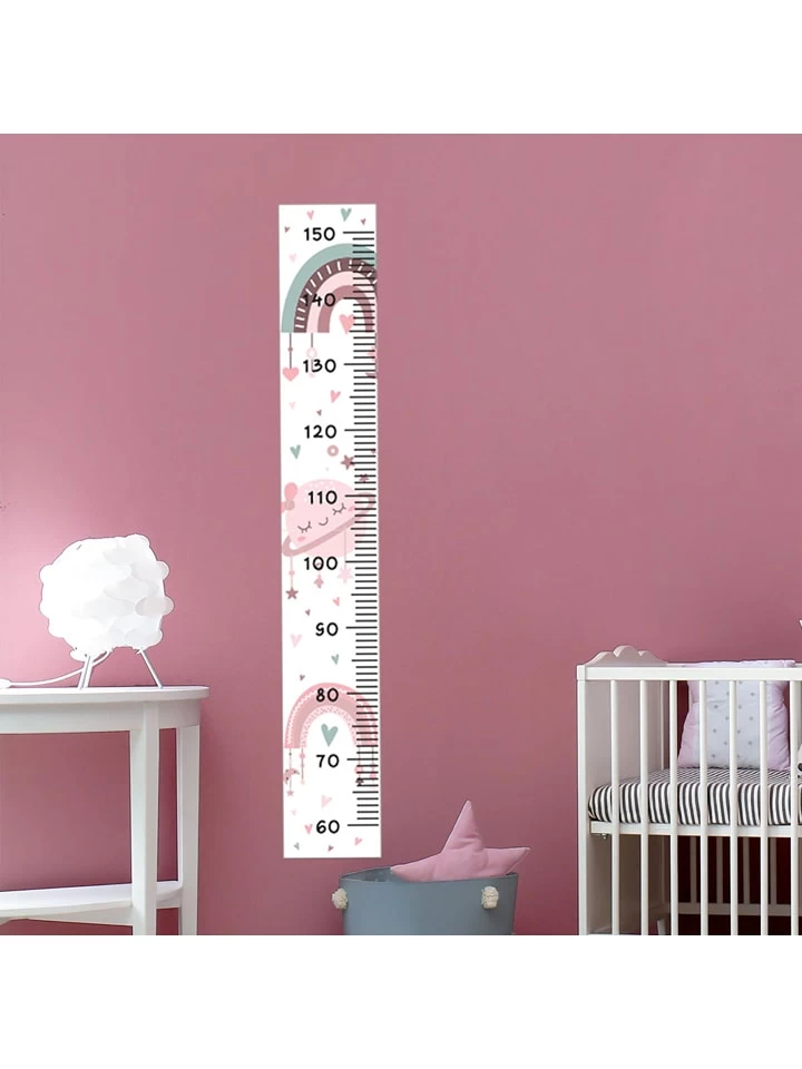 Ambiance Wandtattoo-Messlatte "Herzchen Im All" 4 Ambiance Wandtattoo-Messlatte "Herzchen Im All" – Bild 2