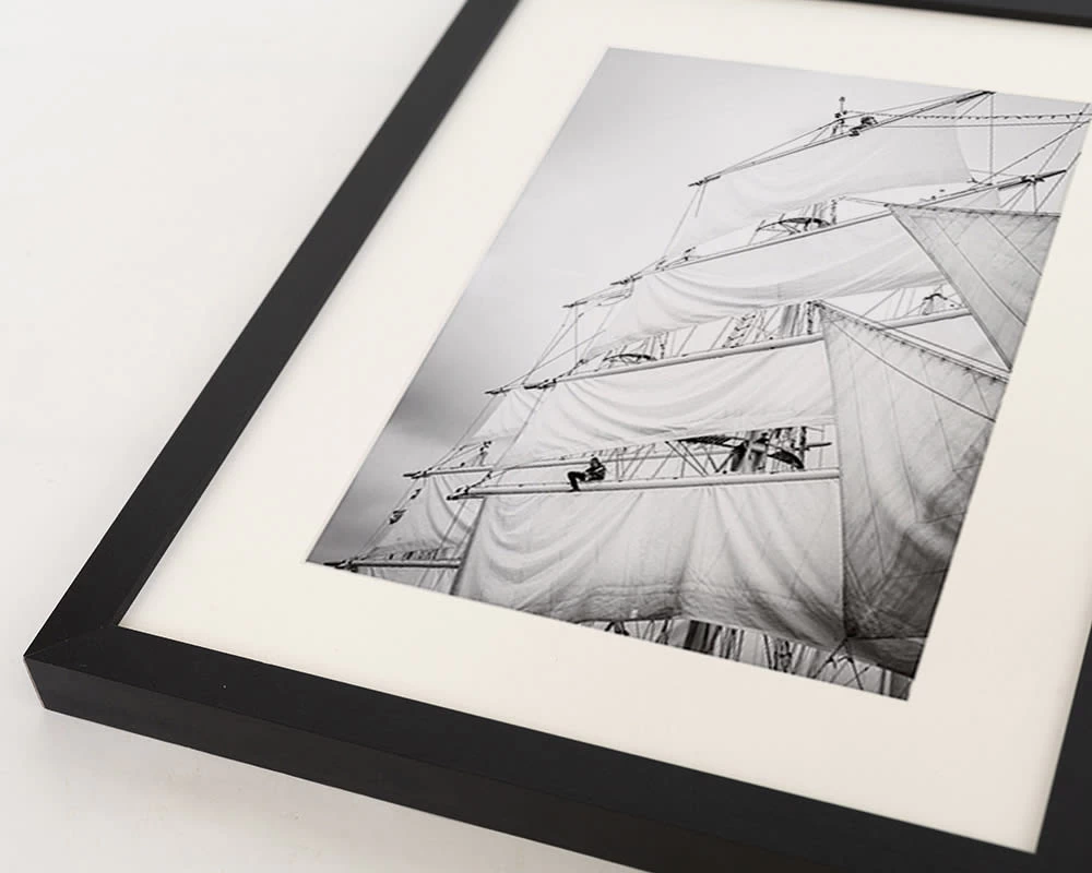 Wandbild " Segeln " In Schwartz 5 Wandbild " Segeln " In Schwartz – Bild 3