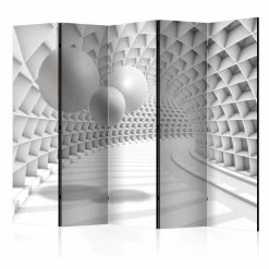 Paravent Abstract Tunnel II [Room Dividers] In Schwarz-weiß