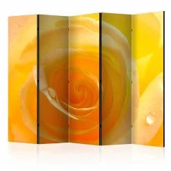 Paravent Yellow Rose II [Room Dividers] In Gelb,Orange