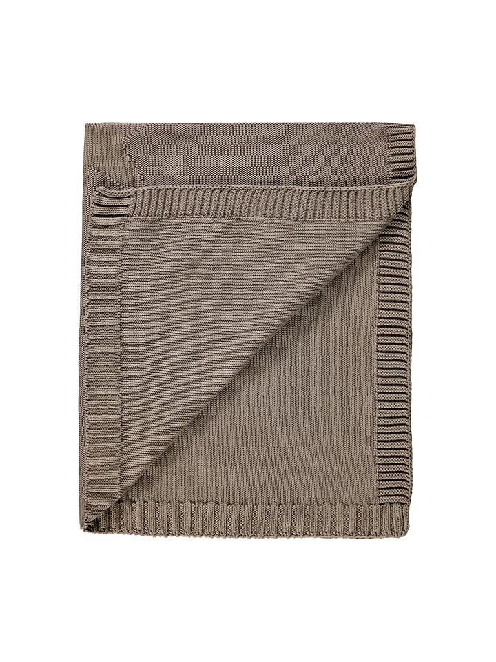 Babydecke In Taupe - (L)90 X (B)65 Cm 4 Babydecke In Taupe - (L)90 X (B)65 Cm – Bild 2