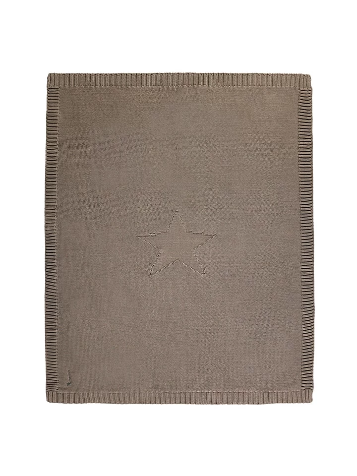 Babydecke In Taupe - (L)90 X (B)65 Cm 3 Babydecke In Taupe - (L)90 X (B)65 Cm