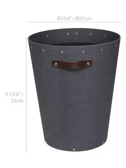 Papierkorb "Aries" In Schwarz - (H)35 X Ø 27 Cm 11 Papierkorb "Aries" In Schwarz - (H)35 X Ø 27 Cm -Petromax Store bigsobox papierkorb aries in schwarz h 35 x o 27 cm 1