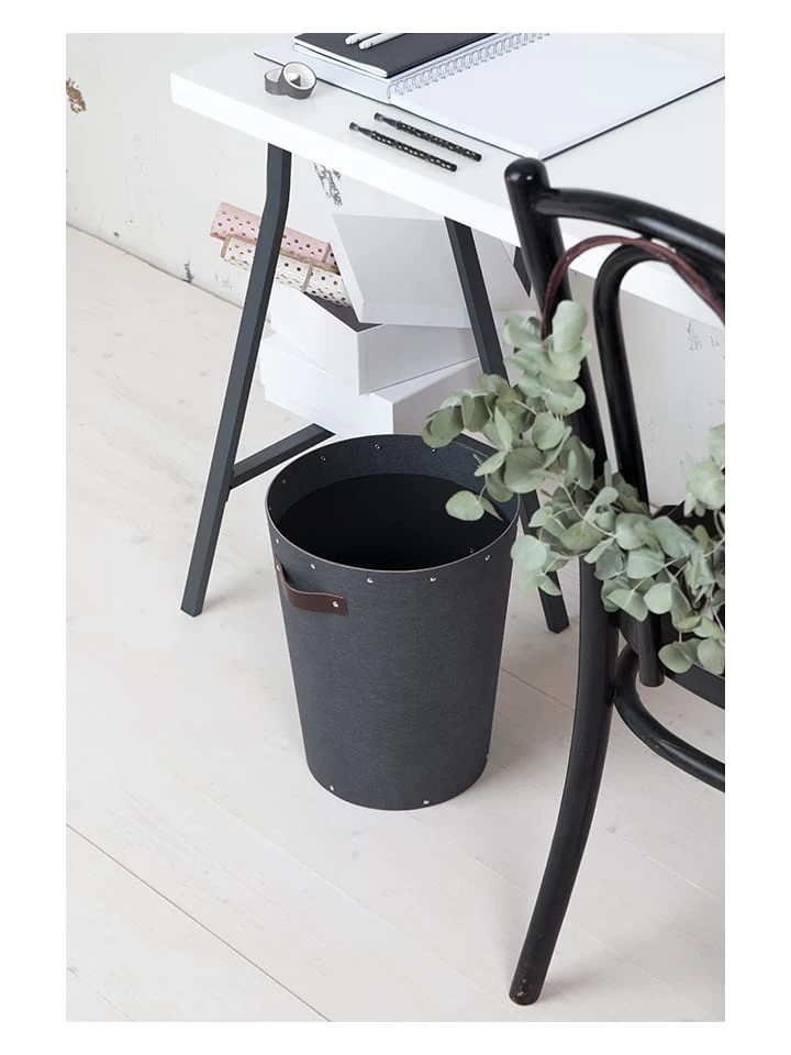 Papierkorb "Aries" In Schwarz - (H)35 X Ø 27 Cm 6 Papierkorb "Aries" In Schwarz - (H)35 X Ø 27 Cm – Bild 4