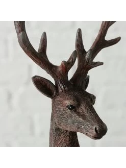 2er-Set: Dekofiguren "Tobin" In Braun - (B)14 X (H)23 Cm -Petromax Store boltze 2er set dekofiguren tobin in braun b 14 x h 23 cm 3