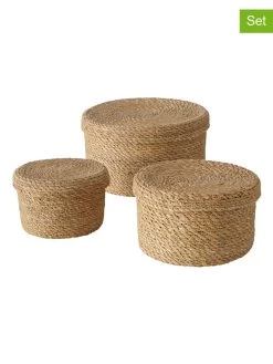 3er-Set: Körbe "Sophy" In Hellbraun