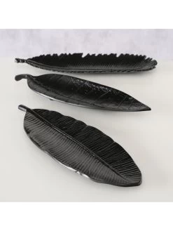 3er-Set: Schalen "Oakle" In Schwarz - (L)36 Cm -Petromax Store boltze 3er set schalen oakle in schwarz l 36 cm 4