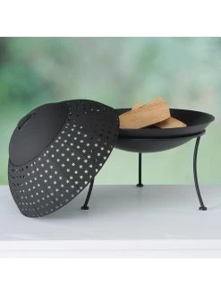 Feuerschale "Forno" In Schwarz - (H)62 X Ø 60 Cm -Petromax Store boltze feuerschale forno in schwarz h 62 x o 60 cm 3