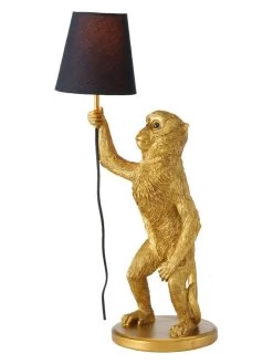 Tischleuchte "Saru" In Gold - (B)30 X (H)60 Cm