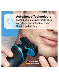 Braun Elektrorasierer "Series 5 - 51-B1820s" In Schwarz/ Dunkelblau -Petromax Store braun elektrorasierer series 5 51 b1820s in schwarz dunkelblau 3