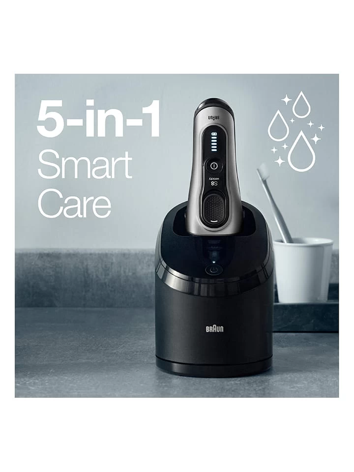 Braun Elektrorasierer "Series 8 - 8467cc" In Silber/ Schwarz 9 Braun Elektrorasierer "Series 8 - 8467cc" In Silber/ Schwarz – Bild 7