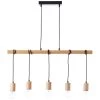 BRILLIANT Pendelleuchte, 5-flammig Jenji 110,5x80x5 Cm In Holz Hell/schwarz 1 BRILLIANT Pendelleuchte, 5-flammig Jenji 110,5x80x5 Cm In Holz Hell/schwarz -Petromax Store brilliant pendelleuchte 5 flammig jenji 110 5x80x5 cm in holz hell schwarz