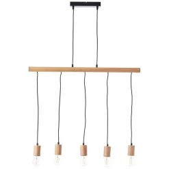 BRILLIANT Pendelleuchte, 5-flammig Jenji 110,5x80x5 Cm In Holz Hell/schwarz 16 BRILLIANT Pendelleuchte, 5-flammig Jenji 110,5x80x5 Cm In Holz Hell/schwarz -Petromax Store brilliant pendelleuchte 5 flammig jenji 110 5x80x5 cm in holz hell schwarz 5