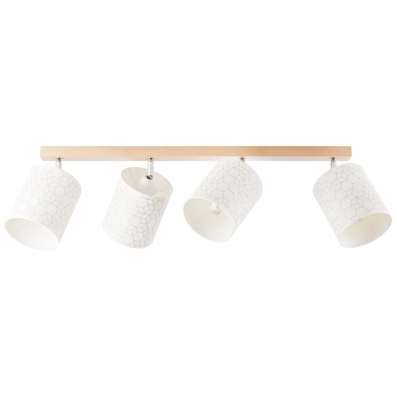 BRILLIANT Spotbalken, 4-flammig Galance 24x102x35 Cm In Holz Hell/weiß 4 BRILLIANT Spotbalken, 4-flammig Galance 24x102x35 Cm In Holz Hell/weiß – Bild 2