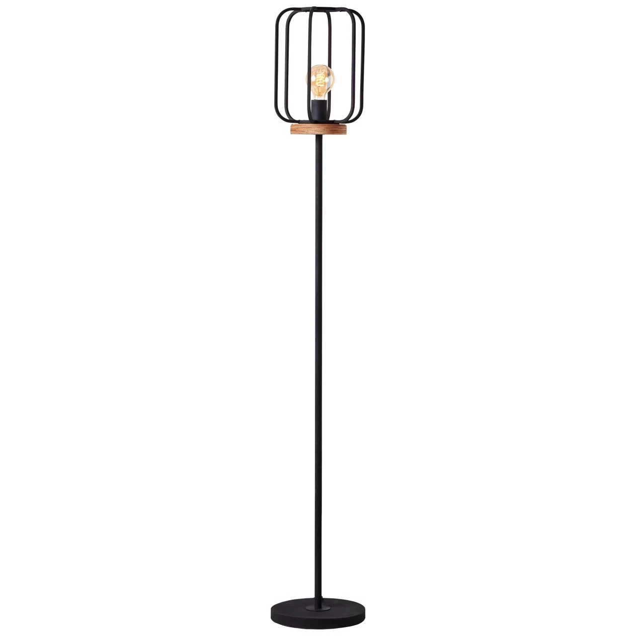 BRILLIANT Standleuchte, 1-flammig Tosh ⌀ 25 Cm In Antik Holz/schwarz Korund 7 BRILLIANT Standleuchte, 1-flammig Tosh ⌀ 25 Cm In Antik Holz/schwarz Korund – Bild 5
