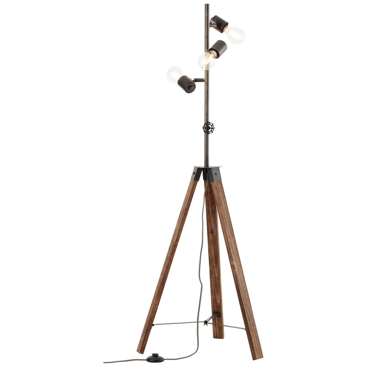 BRILLIANT Standleuchte, 1-flammig Woodhill 138x50x50 Cm In Antik/schwarz 5 BRILLIANT Standleuchte, 1-flammig Woodhill 138x50x50 Cm In Antik/schwarz – Bild 3