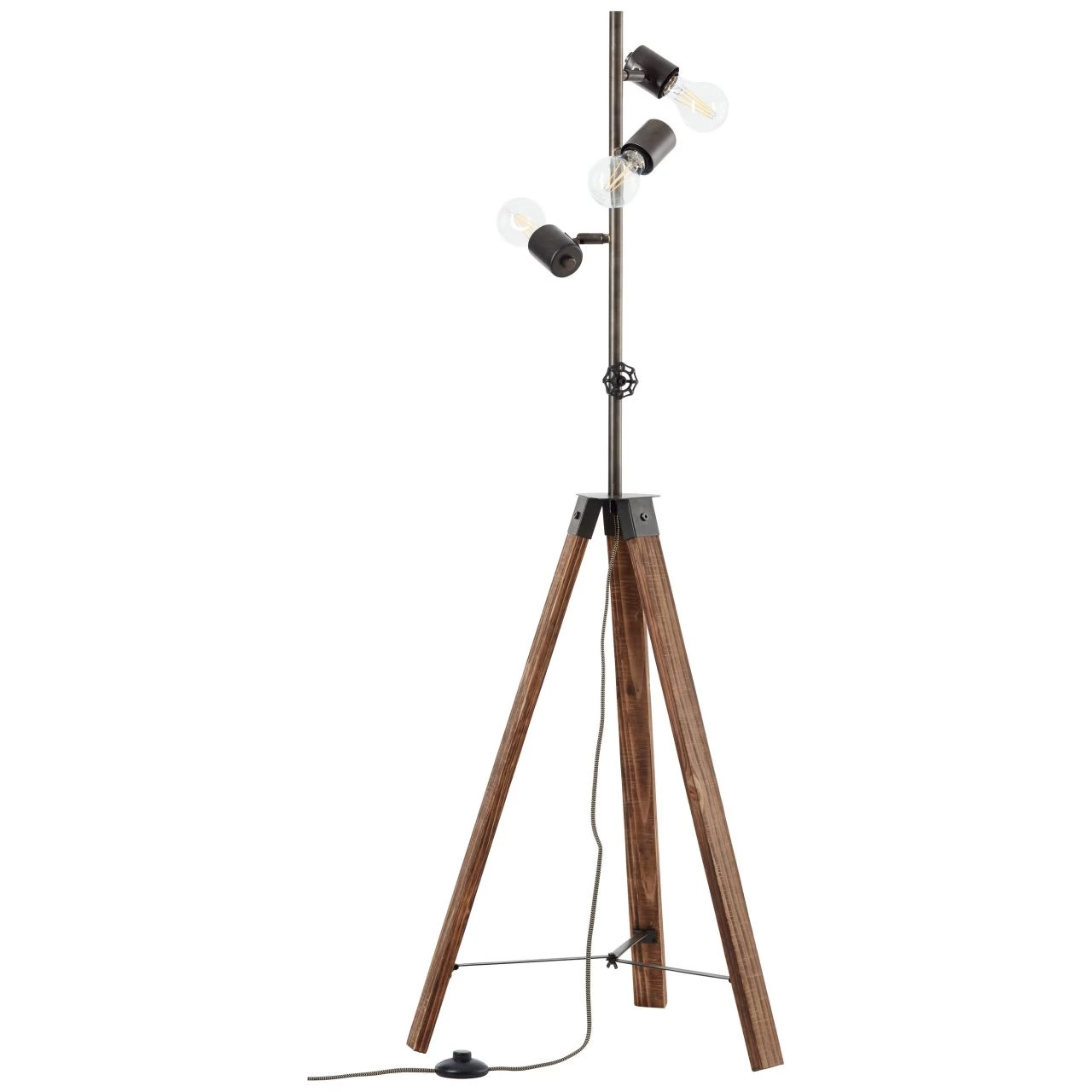 BRILLIANT Standleuchte, 1-flammig Woodhill 138x50x50 Cm In Antik/schwarz 6 BRILLIANT Standleuchte, 1-flammig Woodhill 138x50x50 Cm In Antik/schwarz – Bild 4