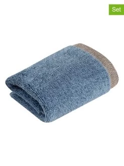 Bugatti 6er-Set: Waschlappen "Prato" In Blau