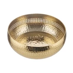 Deko-Schale Mit Lochrand Ø27cm BALI In Gold -Petromax Store butlers deko schale mit lochrand o27cm bali in gold 3
