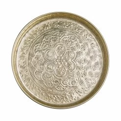 Petromax Store -Petromax Store butlers deko tablett o46cm oriental lounge in gold 1