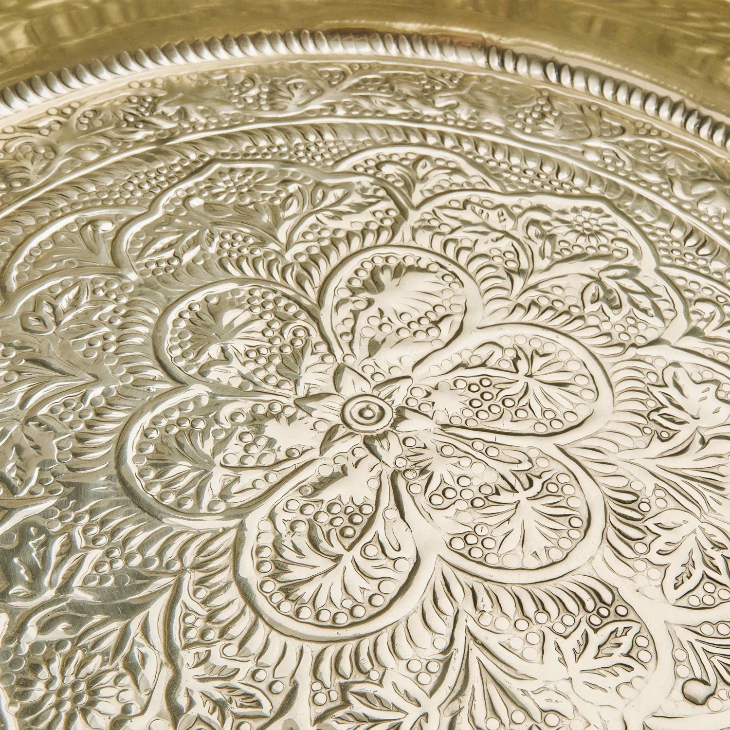 Deko Tablett Ø46cm ORIENTAL LOUNGE In Gold 7 Deko Tablett Ø46cm ORIENTAL LOUNGE In Gold – Bild 5