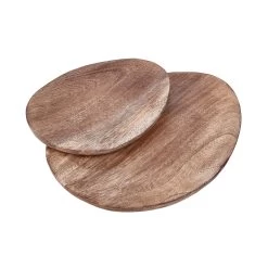 Deko-Teller Organisch L 35 X B 27cm MANGO DAYS In Braun -Petromax Store butlers deko teller organisch l 35 x b 27cm mango days in braun 4