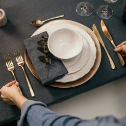 Deko-Teller Organisch Ø32cm BANQUET In Gold -Petromax Store butlers deko teller organisch o32cm banquet in gold 3