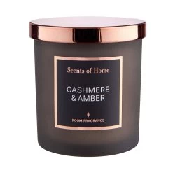 Duftkerze Cashmere & Amber Mit Sojawachs SCENTS OF HOME In Anthrazit