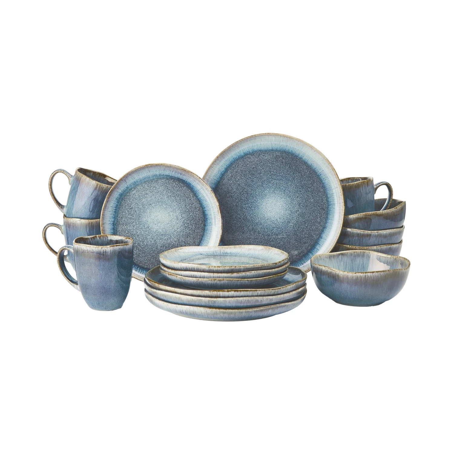 Geschirr-Set 16-tlg. HILDA In Dunkelblau 3 Geschirr-Set 16-tlg. HILDA In Dunkelblau