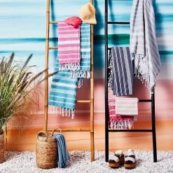 Hamamtuch L 170 X B 90cm SURFSIDE In Hellgrau 12 Hamamtuch L 170 X B 90cm SURFSIDE In Hellgrau -Petromax Store butlers hamamtuch l 170 x b 90cm surfside in hellgrau 4