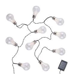 Lichterkette Solar Mit 10 Glühbirnen SUNLIGHT In Transparent -Petromax Store butlers lichterkette solar mit 10 gluhbirnen sunlight in transparent 2
