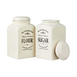 Mehl- & Zuckerdose MRS. WINTERBOTTOM'S In Creme -Petromax Store butlers mehl and zuckerdose mrs winterbottoms in creme 6