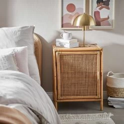 Nachttisch-Schränkchen Handgefertigt Aus Rattan BOHO LOUNGE In Natur 13 Nachttisch-Schränkchen Handgefertigt Aus Rattan BOHO LOUNGE In Natur -Petromax Store butlers nachttisch schrankchen handgefertigt aus rattan boho lounge in natur 1