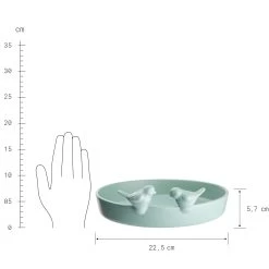Vogelbad Ø23cm BIRDS PLACE In Salbei 7 Vogelbad Ø23cm BIRDS PLACE In Salbei -Petromax Store butlers vogelbad o23cm birds place in salbei 2