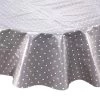 Wachstischdecke Punkte Ø 140 Cm WATERPROOF In Grau -Petromax Store butlers wachstischdecke punkte o 140 cm waterproof in grau