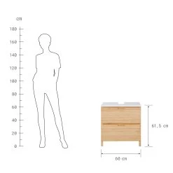 Waschbeckenunterschrank Mit Schublade WHITE SANDS In Natur-Weiß 21 Waschbeckenunterschrank Mit Schublade WHITE SANDS In Natur-Weiß -Petromax Store butlers waschbeckenunterschrank mit schublade white sands in natur weiss 3