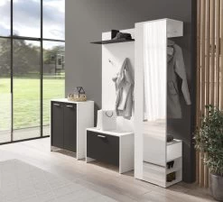 Sitzbank Ben In Weiß / Schwarz - (B) 60 X (H) 48 X (T) 35 Cm -Petromax Store byliving sitzbank ben in weiss schwarz b 60 x h 48 x t 35 cm 2