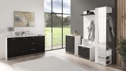 Sitzbank Ben In Weiß / Schwarz - (B) 60 X (H) 48 X (T) 35 Cm -Petromax Store byliving sitzbank ben in weiss schwarz b 60 x h 48 x t 35 cm 3