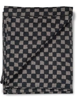 ByOn Tischdecke "Checki" In Schwarz - (L)250 X (B)150 Cm