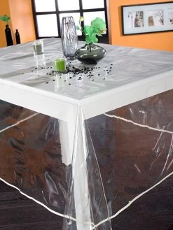 Outdoor-Tischdecke "Plastification" In Transparent -Petromax Store calitex outdoor tischdecke plastification in transparent 2