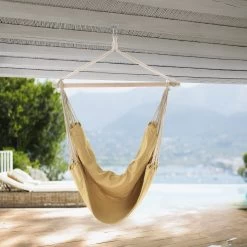 Hängesessel Diseröd XXL Ohne Gestell In Beige (L)185cm (B)125cm (H)140cm