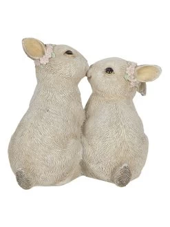 Dekofigur "Kaninchen" In Beige - (B)10 X (H)10 X (T)6 Cm -Petromax Store clayre and eef dekofigur kaninchen in beige b 10 x h 10 x t 6 cm 2