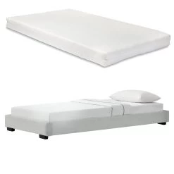 Polsterbett Solingen In Weiß (B)90cm