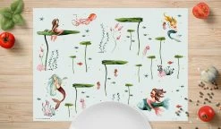 Tischset | Platzset – "Meerjungfrau" - Aus Premium Vinyl - 44 X 32 Cm